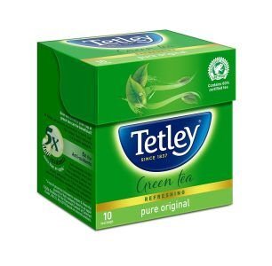 TETLEY PURE ORIGINAL GREEN TEA 10 bags