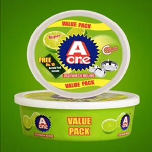 A One Dishwash Round Value Pack 500 Grams
