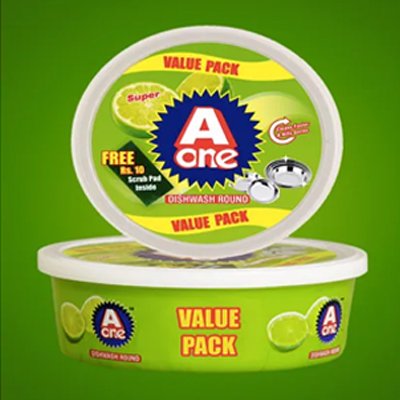 A One Dishwash Round Value Pack 500 Grams