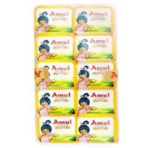AMUL BUTTER SCHOOL PACK 10 Pieces +100 Grams