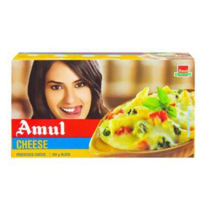 AMUL CHEESE BLOCK 200 Grams
