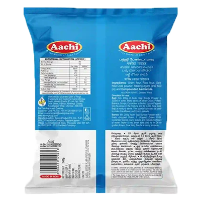 AACHI BAJJI BONDA POWDER 500 Grams - Image 2