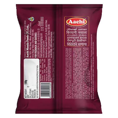 AACHI BIRYANI MASALA 100 Grams - Image 2