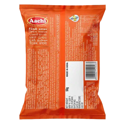Aachi Chicken Masala 50 Grams - Image 2