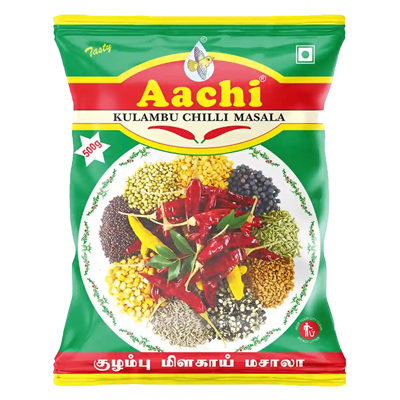 AACHI KULAMBU CHILLI POWDER 500 Grams