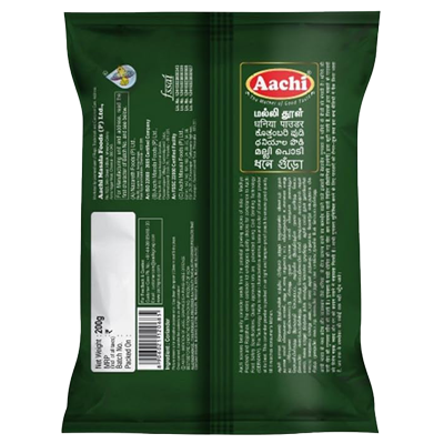 AACHI CORIANDER POWDER 200 Grams - Image 2