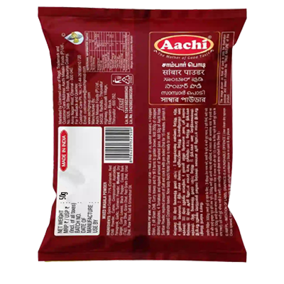 Aachi Hotel Sambar Powder 50 Grams - Image 2