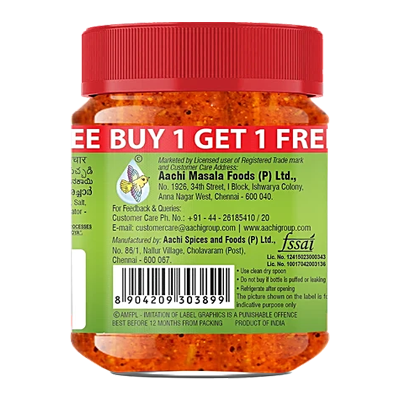AACHI MANGO AVAKKAI PICKLE 200 Grams 1+1 - Image 2