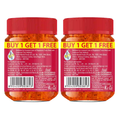 AACHI MIXED VEG PICKLE 200 Grams - Image 2