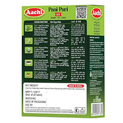 Aachi Pani Puri Kit 310 Grams - Image 2