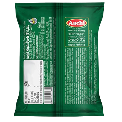 Aachi Sambar Powder 50 Grams - Image 2