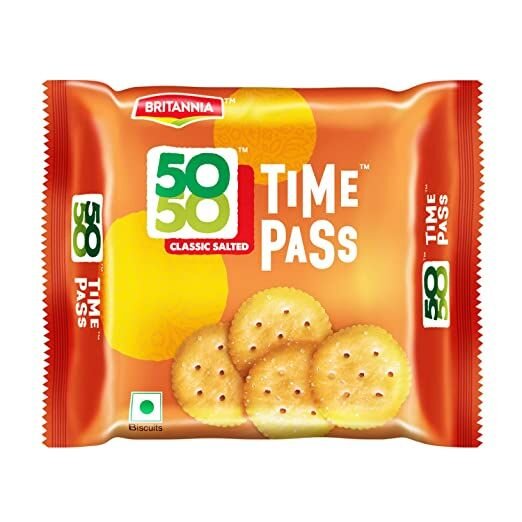 BRITANNIA 50&50 TIME PASS 150 Grams