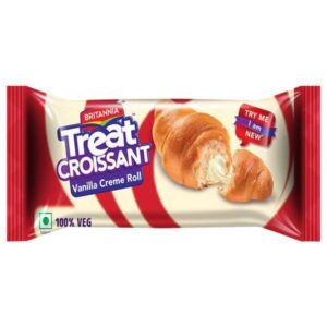 BRITANNIA TREAT CROISSANT ROLL VANILLA 45 Grams