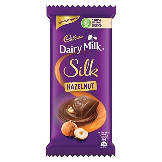 CADBURY SILK HAZELNUT 58 Grams