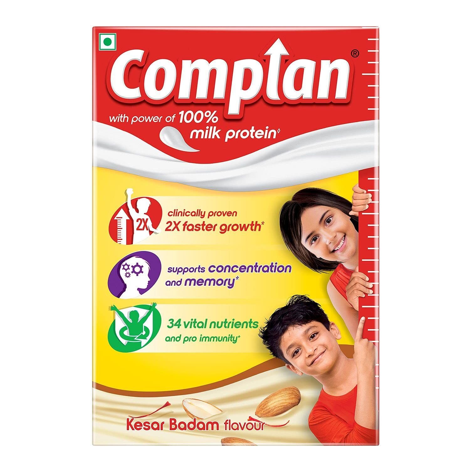 COMPLAN KESAR BADAM 500 Grams JAR