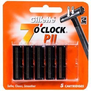 GILLETTE 7'O CLOCK 2 BLADES