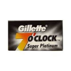GILLETTE 7'O CLOCK SUPER PLATINUM BLADE