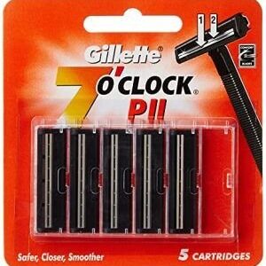 GILLETTE BLADE 7'O CLOCK P11 5 CTS