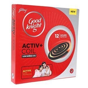 GOOD KNIGHT ACTIV COIL LOW SMOKE 10 Nos.