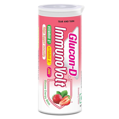 Glucon-D Immunovolt Strwberry 18 Grams
