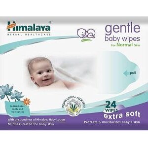 HIMALAYA GENTLE BABY WIPES 24 Nos.