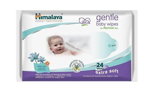 HIMALAYA GENTLE BABY WIPES 24 Nos.