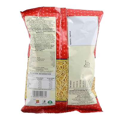 HALDIRAMS ALOO BHUJIA 175 Grams - Image 2