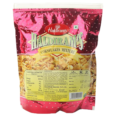 Haldirams Cornflakes Mixture 200 Grams - Image 2