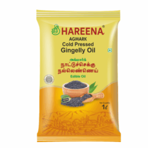 Hareena Cold Prsd Gingelly Oil 1 Liter