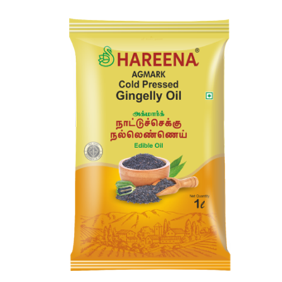 Hareena Cold Prsd Gingelly Oil 1 Liter