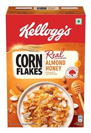KELLOGGS CORN FLAKES REAL ALMOND HONEY 180 Grams