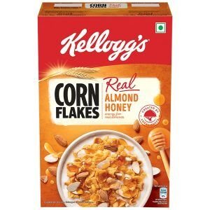 KELLOGGS CORN FLAKES REAL ALMOND &HONEY 300 Grams