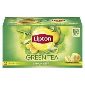 LIPTON GREEN TEA LEMON ZEST 25 bags