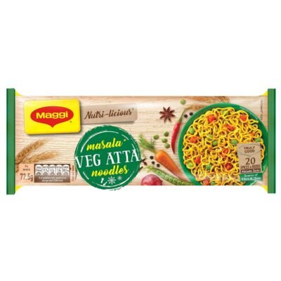 MAGGI MASALA VEG ATTA NOODELS 72.5 Grams