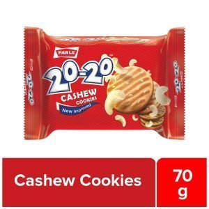 PARLE 20 20 CASHEW COOKIES 70 Grams