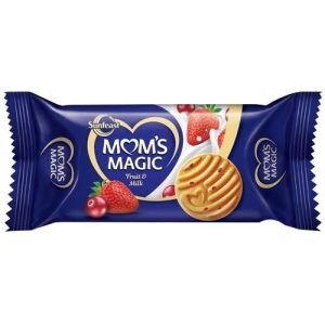 SUNFEAST MOMS MAGIC FRUIT&MILK BISCUIT 60.8 Grams