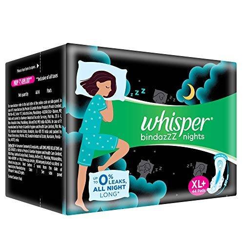 WHISPER BINDAZZZ NIGHTS XL +44 PADS - Image 2