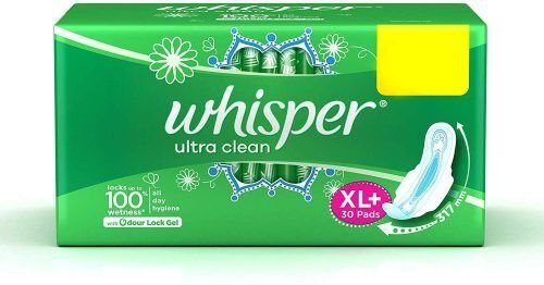 WHISPER ULTA CLEAN XL 30 PADS