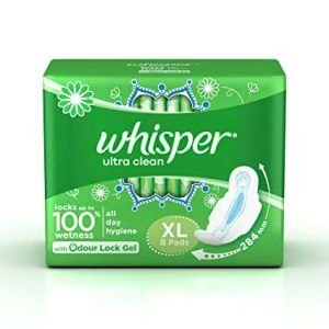 WHISPER ULTRA CLEAN XL 8 PADS