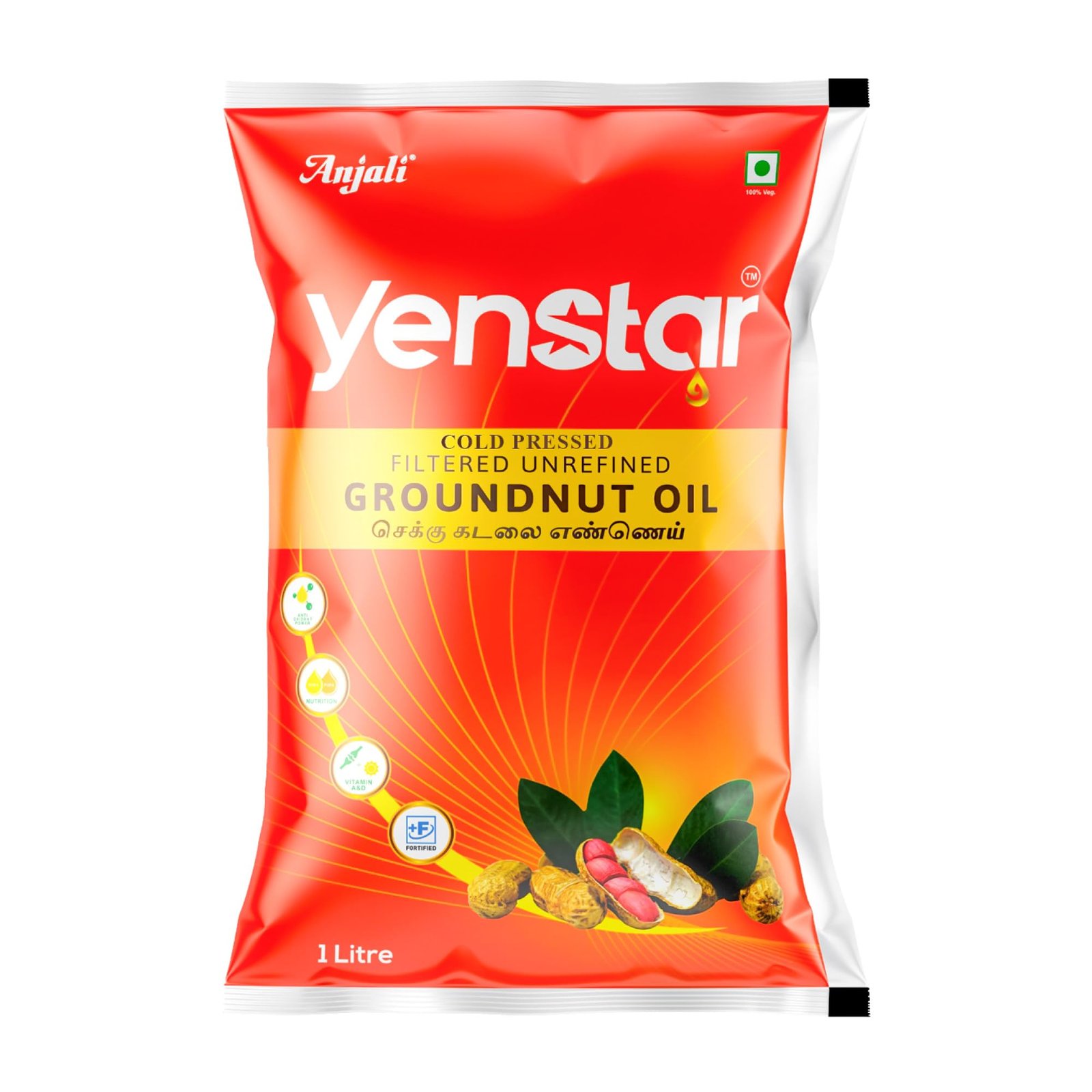 Anjali Yenstar Groundnut Oil 1 Liter