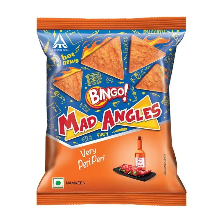 Bingo Mad Angles Peri Peri 66 Grams