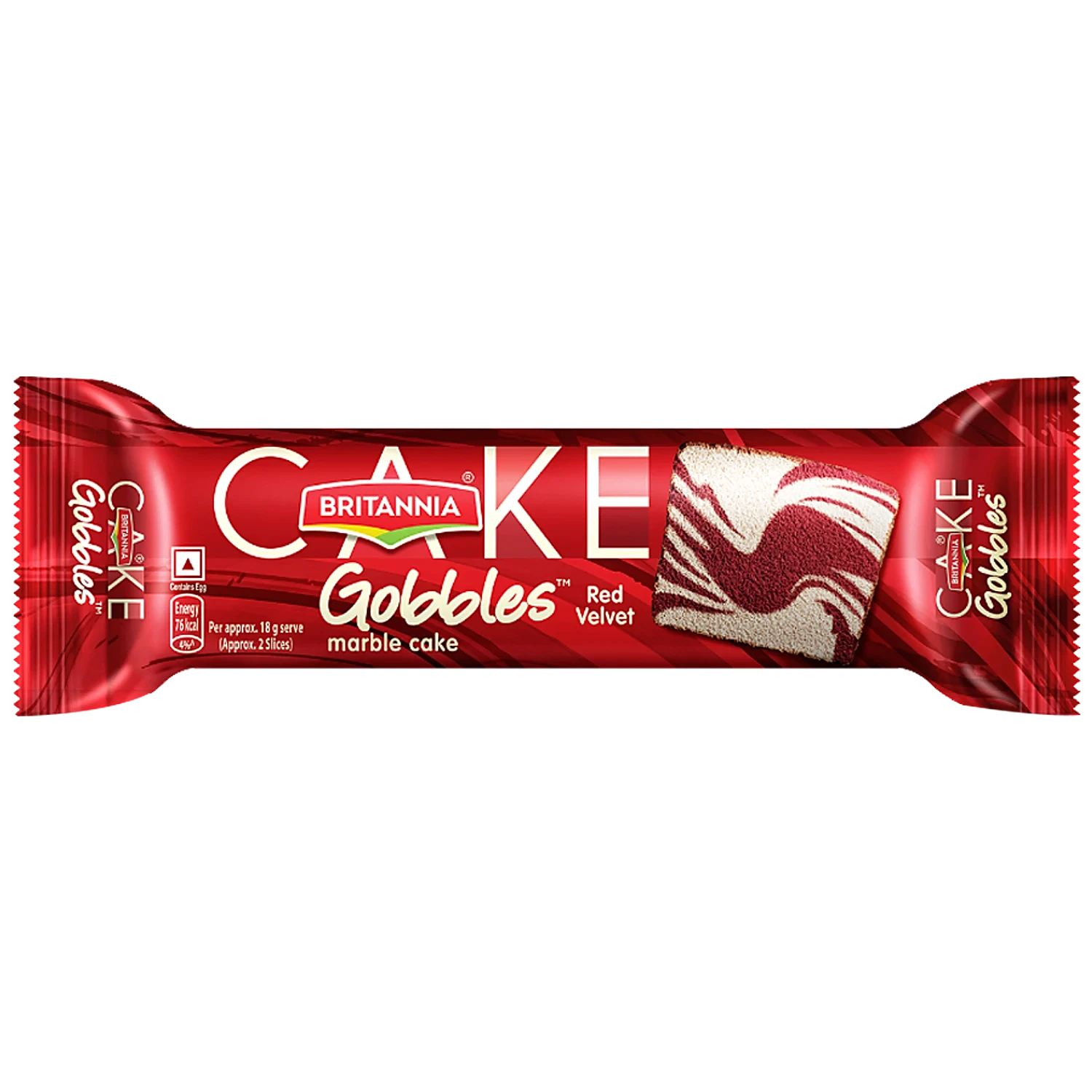 Britannia Gobbles Red Velvet Cake 30 Grams