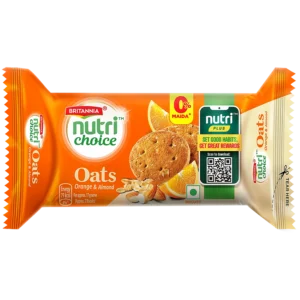 Britannia Nutri Choice Oats Orange 75 Grams