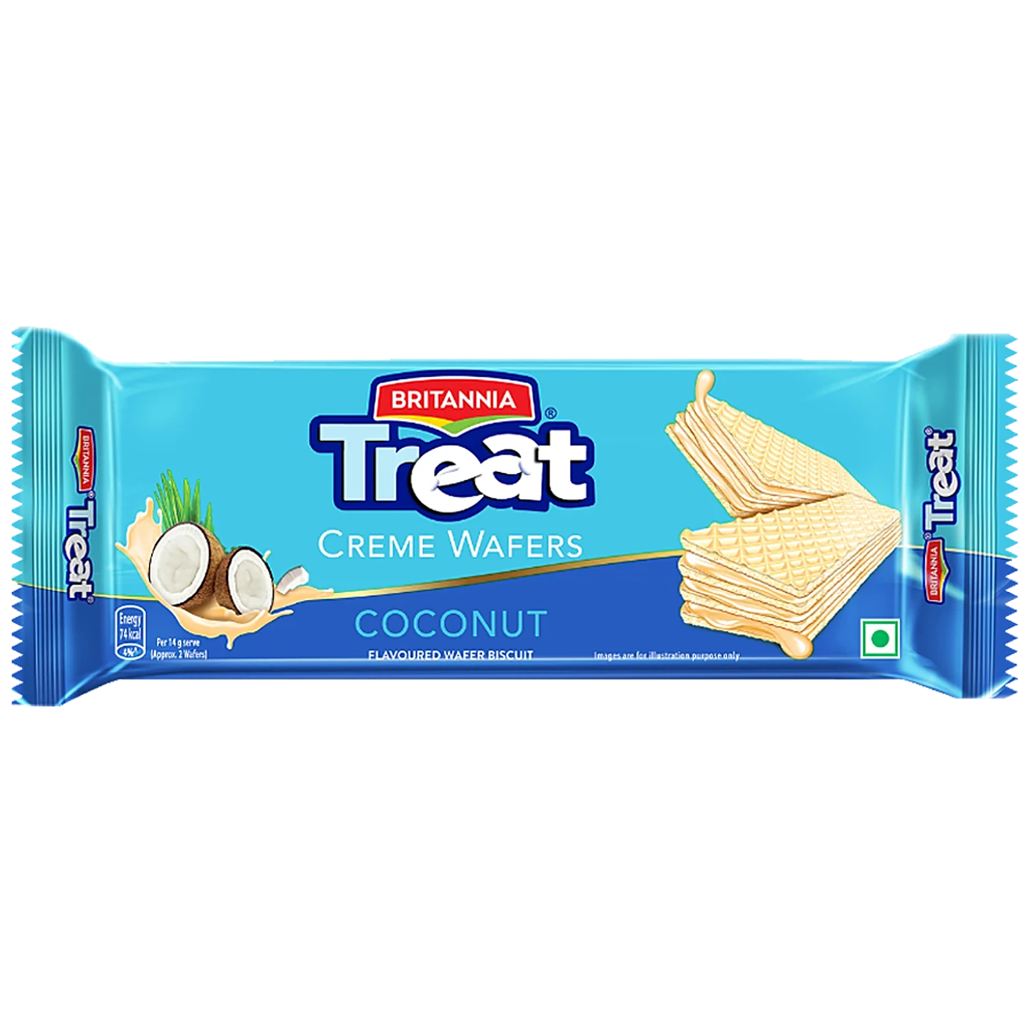 Britannia Treat Wafer Coconut 60 Grams