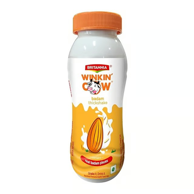 Britania Winkin Cow Badam 180 Ml