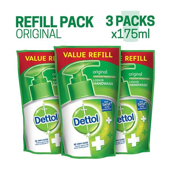 Dettol Original Handwash 3*175 Ml