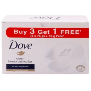 Dove Cream Beauty Bar 3*75 Grams +75 Grams