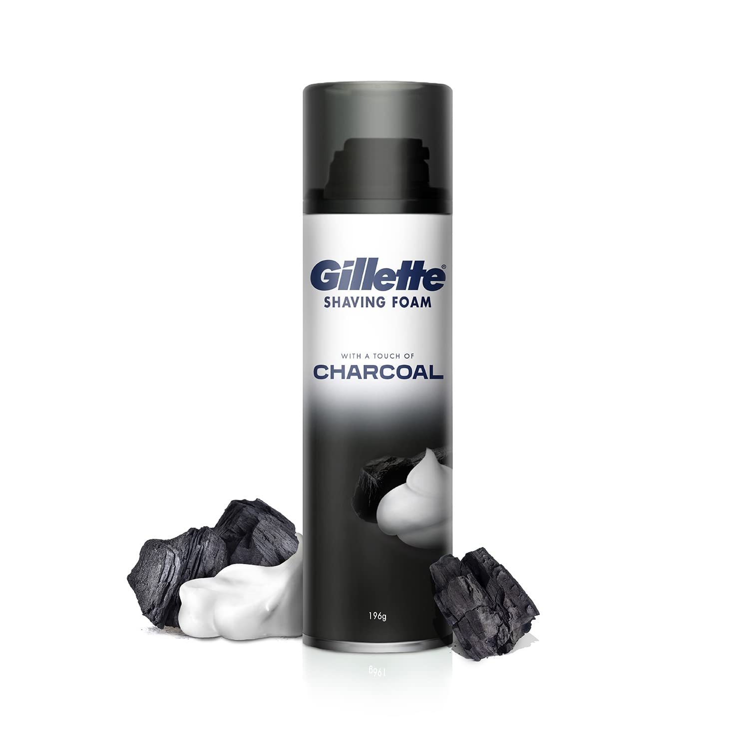 Gillette Charcoal Shaving Foam 196 Grams