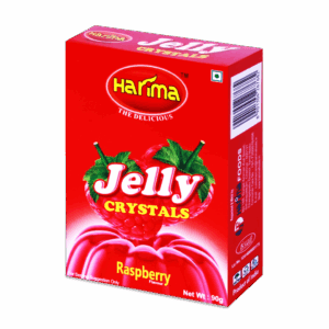Harima Jelly Crystals Raspberry 90 Grams