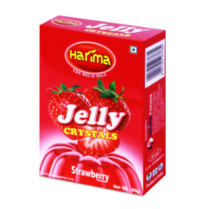 Harima Jelly Crystals Strawberry 90 Grams